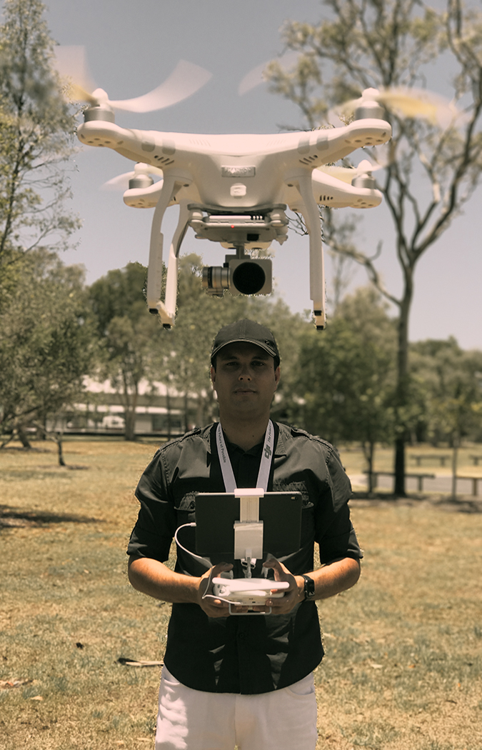 Ashley Cripps Licensed UAV Drone operator Sunshine Coast